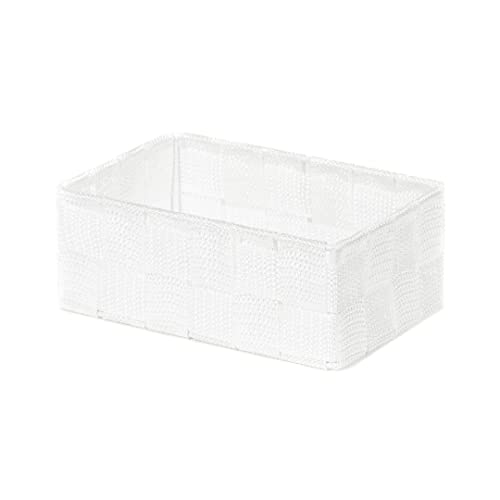Compactor RAN6452 Stan mittelgroßer Schubladen-Korb, 18 x 12 x 7 cm, Weiß von Compactor