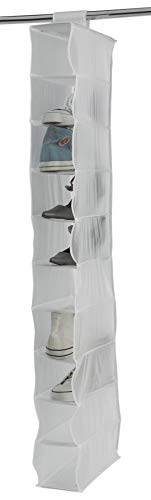 Compactor Milky Schuhregal mit 9 Ebene Translucid weiß von Compactor