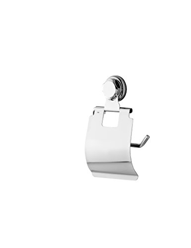 Compactor RAN4695 Toilettenpapierhalter WC, Bestlock Premiun Vakuum Saug-System von Compactor