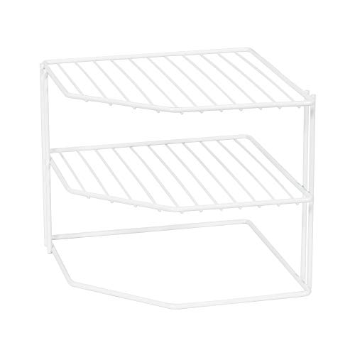 Compactor PERTH Kochgeschirr-Organizer - Weisses Metall, Mittelgröße (24x23x20,3cm) - RAN6970 von Compactor