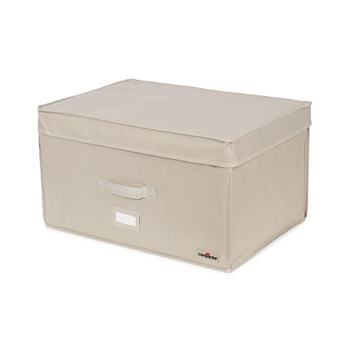 Compactor RAN7117 platzsparende Vakuum-Aufbewahrungsbox, Größe L, 150 l, Beige von Compactor