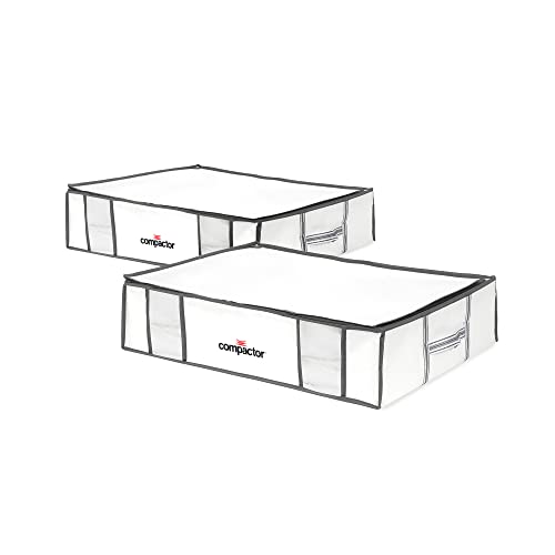 Compactor LIFE Set - 2x 3D Semi-Rigide Vakuum-Boxen (3x RAN3592), Größe L, Weiß von Compactor