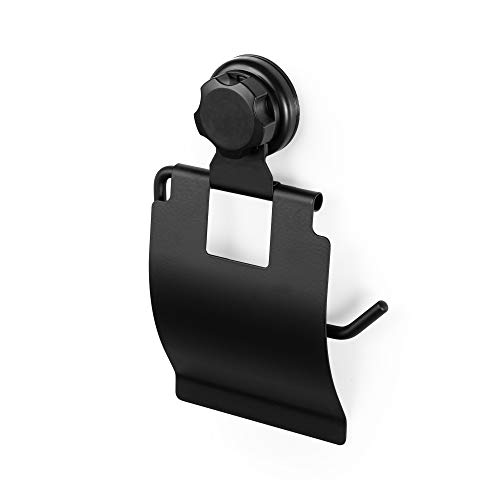 Compactor BESTLOCK BLACK Toilettenpapierhalter, Schwarz, RAN9781, 14,8x3,3x22,5 cm von Compactor