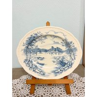 Vintage Porzellan Platte Von Albert Meakin Staffordshire England Vintage Porzellan Platte Von Albert Meakin Staffordshire England von Compacu