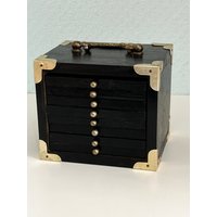 Vintage Retro Holz Untersetzer - Set Korkuntersetzer Geschenk von Compacu