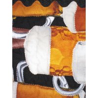 Bierkrüge Mug Rug #1 von CompassQuilts