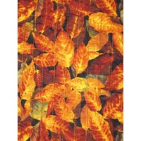 Herbstfarben Gesteppter Tischläufer von CompassQuilts