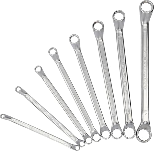 COMPETITION 512.0218 Doppel-Ringschlüssel-Satz, gekröpft, 8-tlg (Powered by KS TOOLS) von Competition