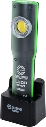 COMPETITION 512.4510 LED-Arbeitsleuchte, dimmbar, 1200 Lumen, mit Ladestation (Powered by KS TOOLS) von Competition