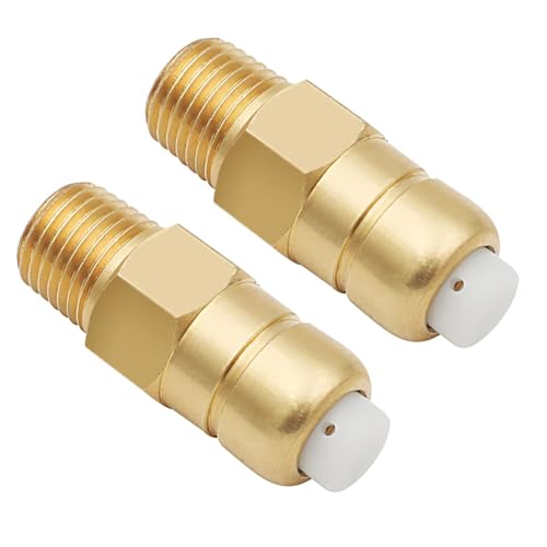 Comphic 2 Stück -Entlastungsventil für Hochdruckreinigerpumpe, 1/4 NPT -Entlastungsventil, Pumpenschutz Comphic 2 Stück -Entlastungsventil für Hochdruckreinigerpumpe, 1/4 NPT -Entlastungsventil, Pumpenschutz von Comphic