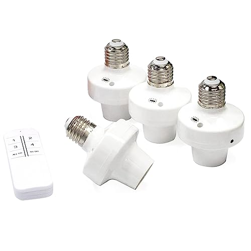 Comphic Fernbedienung Lampenfassung E27 Adapter Lampenfassung ZigBee Smart Light Holder WiFi Intelligent Voice Light Socket Metall von Comphic