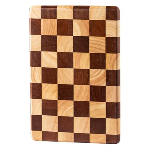 Comphic Schachbrett, Schneidebrett, Haushalts-Spleißbrett, Küchenobst, Holz, Schneidebrett von Comphic