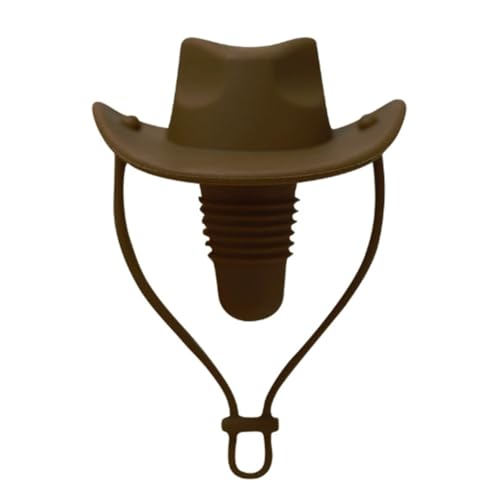 Comphic Silikon-Cowboyhut-Weinkorken Champagner Bierflaschenverschluss Küchen- und Barzubehör Kaffee von Comphic