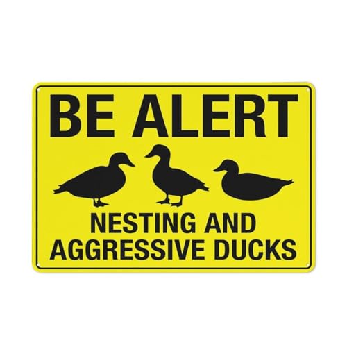 Compladeta Copy Of Be Alert Nesting And Aggressive Ducks Schild 30,5 x 20,3 cm Aluminium UV-Tinte gedruckt für Haus und Geschäft Compladeta Copy Of Be Alert Nesting And Aggressive Ducks Schild 30,5 x 20,3 cm Aluminium UV-Tinte gedruckt für Haus und Geschäft von Compladeta