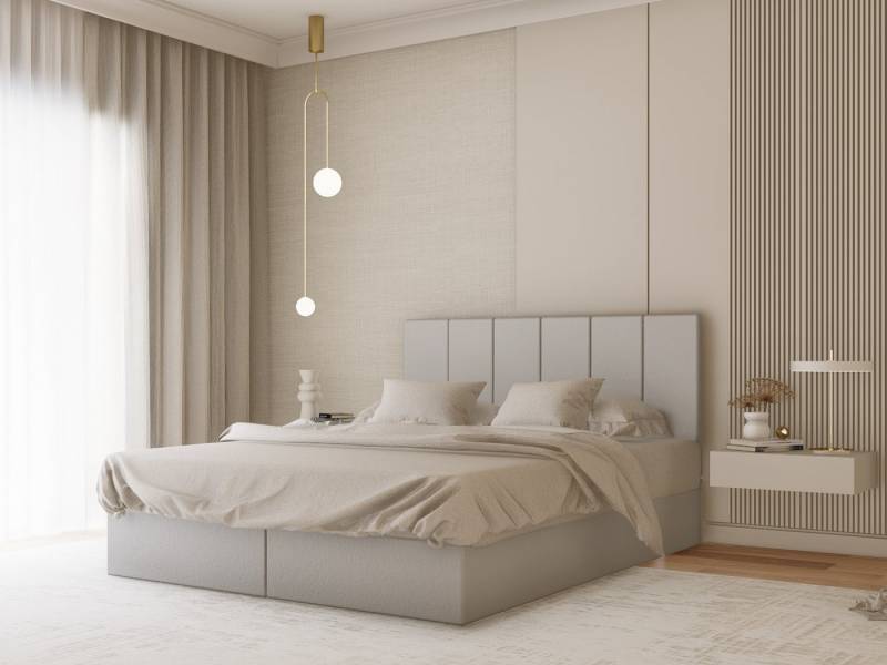 Compleo Boxspringbett Polsterbett mit zwei Bettkasten MILA, Bonell-Matratze und Topperr als Option von Compleo