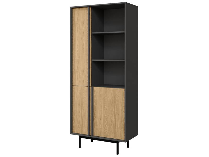 Compleo Bücherregal mit 3 Türen, Elegant design, Breite: 83 cm MATLS, Küchenregal von Compleo
