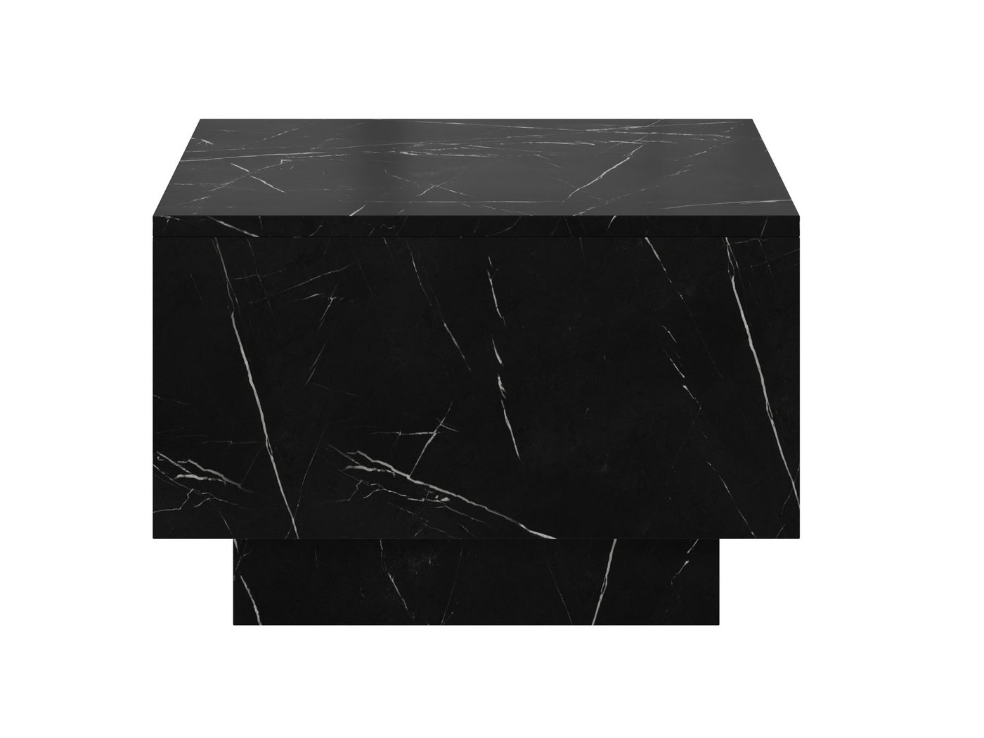 Compleo Couchtisch Designer Couchtisch JACOB 60x60, Marmor optik, Möbel für modernes Wohnzimmer von Compleo