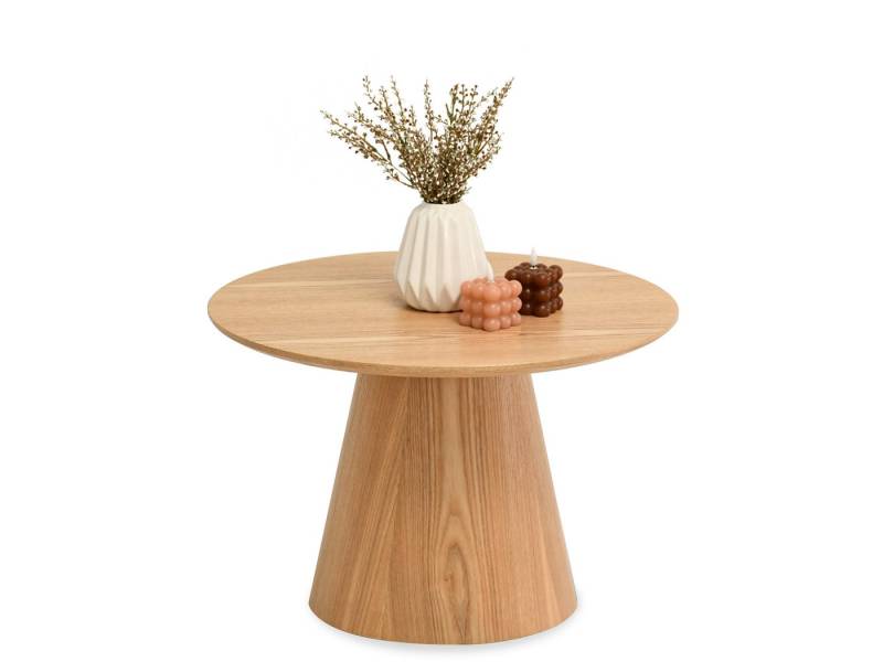 Compleo Couchtisch Wohnzimmertisch auf einem Fuß, Loft design POLS von Compleo