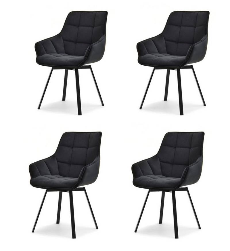 Compleo Drehstuhl (4 St) ARUBAS, Elegant und modern design von Compleo