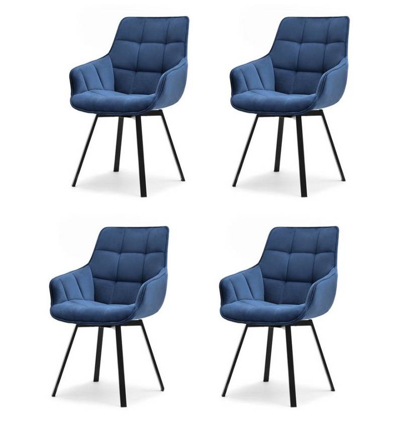 Compleo Drehstuhl (4 St) ARUBAS, Elegant und modern design von Compleo