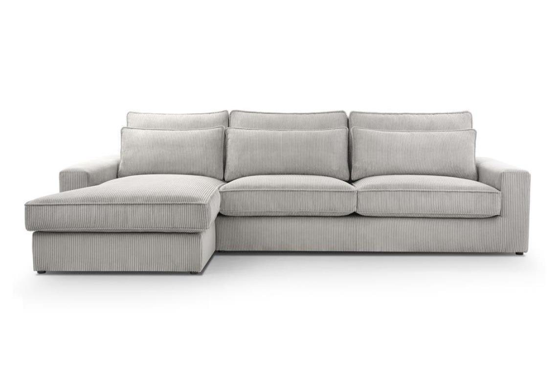 Compleo Ecksofa JACO, L-Form ecke im modernes Design, 308 x 176 x 89 cm von Compleo