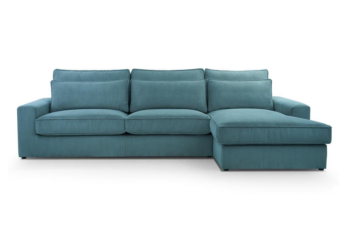 Compleo Ecksofa JACO, L-Form ecke im modernes Design, 308 x 176 x 89 cm von Compleo