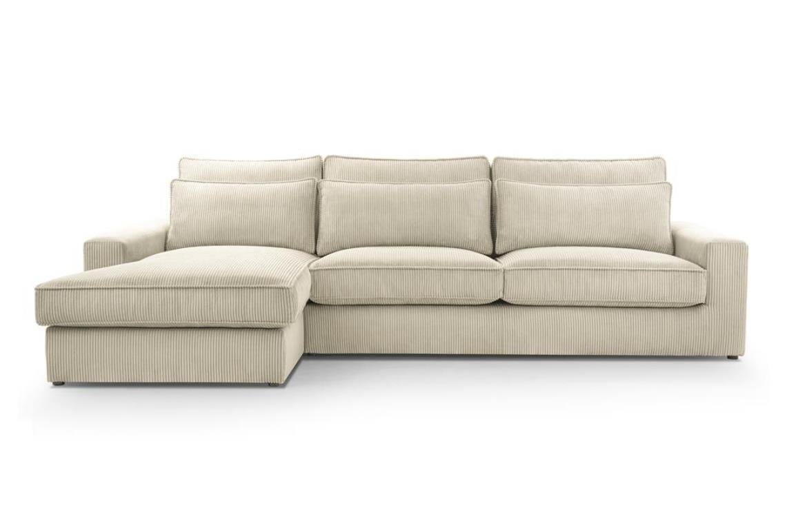 Compleo Ecksofa JACO, L-Form ecke im modernes Design, 308 x 176 x 89 cm von Compleo