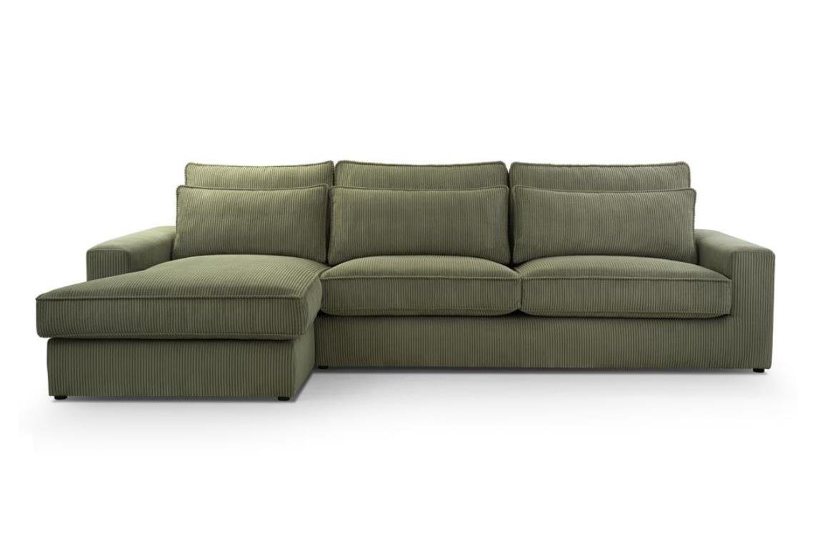 Compleo Ecksofa JACO, L-Form ecke im modernes Design, 308 x 176 x 89 cm von Compleo