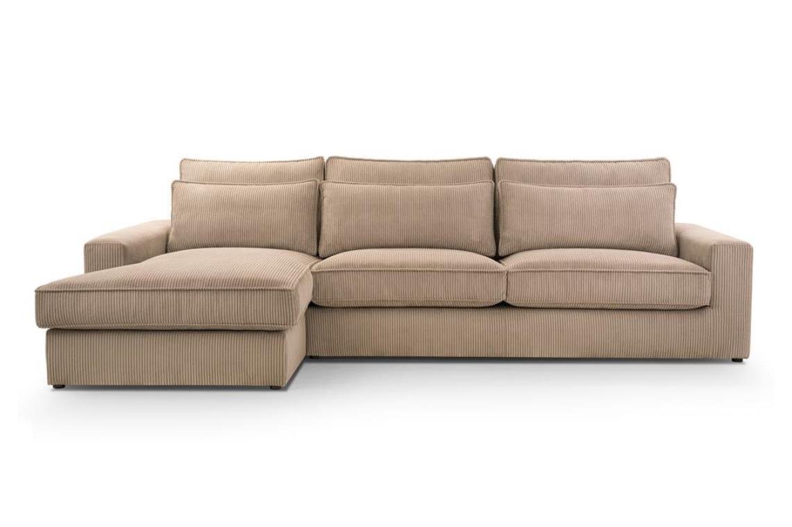 Compleo Ecksofa JACO, L-Form ecke im modernes Design, 308 x 176 x 89 cm von Compleo