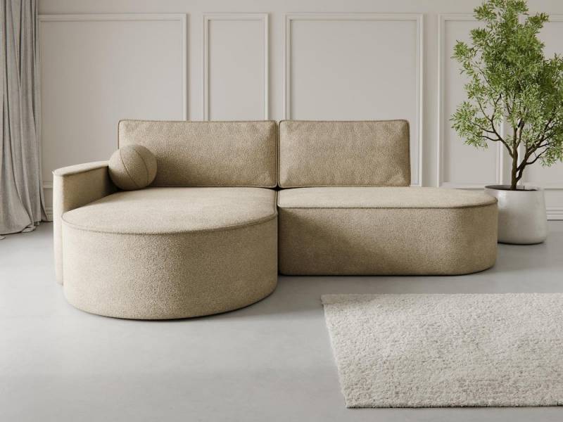 Compleo Ecksofa L MORENO, Designer Couch L, Exklusives Ecksofa, Abgerundete Formen von Compleo