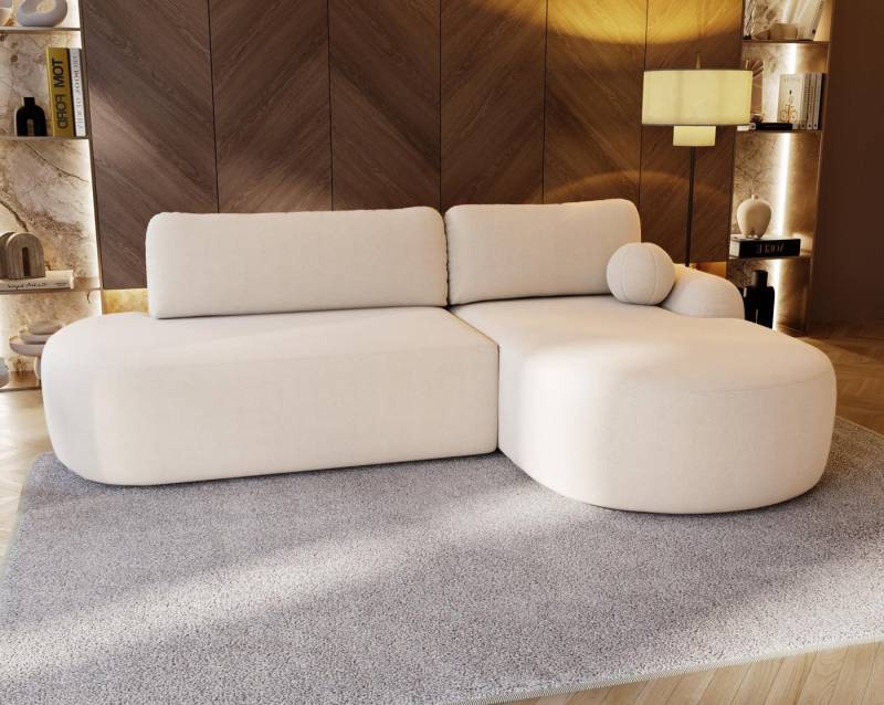 Compleo Ecksofa Luxus Ecksofa, gemütliches, Designer Ecksofa, rundes Design, Ecksofa boucle 271 cm breit Compleo Ecksofa Luxus Ecksofa, gemütliches, Designer Ecksofa, rundes Design, Ecksofa boucle 271 cm breit von Compleo