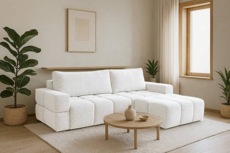 Compleo Ecksofa Schlafcouch, L-FORM, Modern Ecksofa mit Bettfunktion und Bettkasten, Stilvolles Design und maximaler Komfort von Compleo