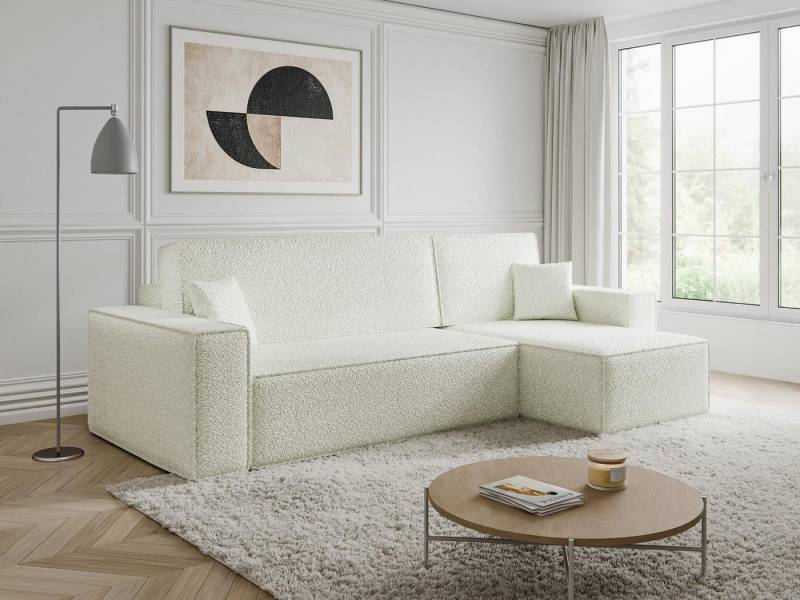 Compleo Ecksofa Schlafsofa 244 cm, L-Form, Schlaffunktion mit Bettkasten CARLS, universelle Ottomane Compleo Ecksofa Schlafsofa 244 cm, L-Form, Schlaffunktion mit Bettkasten CARLS, universelle Ottomane von Compleo