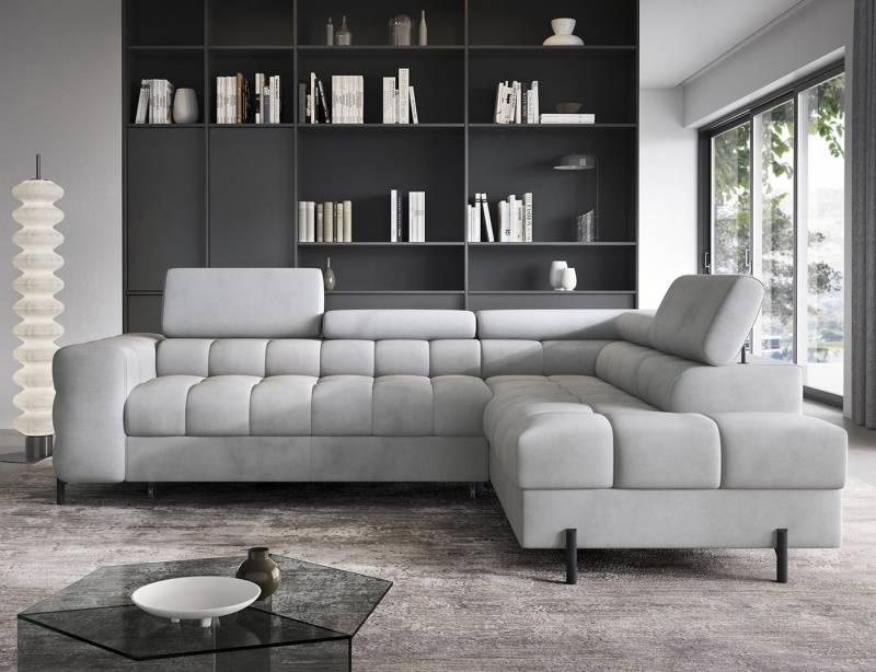 Compleo Ecksofa bubble mit verstellbaren Kopfstützen FERRO, Schlaffunktion, Bubble design Compleo Ecksofa bubble mit verstellbaren Kopfstützen FERRO, Schlaffunktion, Bubble design von Compleo