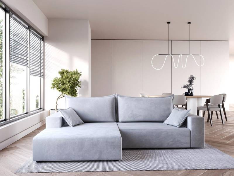 Compleo Ecksofa modern design, 240 cm breit, Modern Couch L mit Schlaffunktion, Schlafcouch Ausziehbar Compleo Ecksofa modern design, 240 cm breit, Modern Couch L mit Schlaffunktion, Schlafcouch Ausziehbar von Compleo