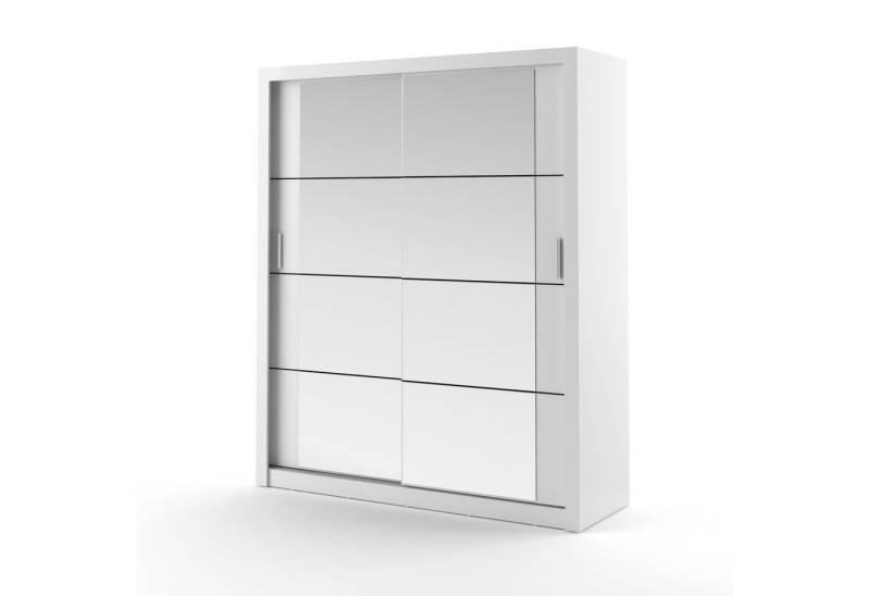 Compleo Kleiderschrank ARTI 03, Mehrweckschrank mit Spiegel Breite 180cm von Compleo