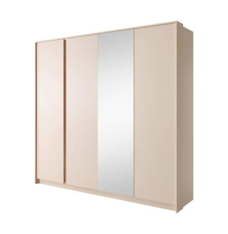 Compleo Kleiderschrank Geräumiger Kleiderschrank für Schlafzimmer NINA Glamour-Stil von Compleo