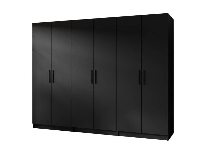Compleo Kleiderschrank POLA, Großer Kleiderschrank für den Flur, Breite: 234 cm sechstürige von Compleo