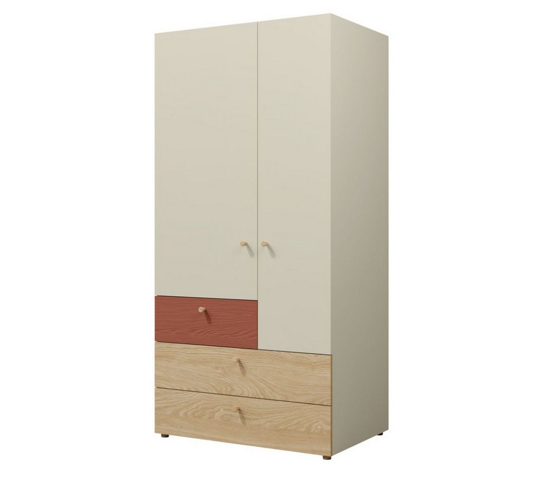 Compleo Kleiderschrank mit zwei Türen und 3 Schubladen SKY Modern Kinderzimmerschrank Schrank für Spielzeug und Kleidung Compleo Kleiderschrank mit zwei Türen und 3 Schubladen SKY Modern Kinderzimmerschrank Schrank für Spielzeug und Kleidung von Compleo