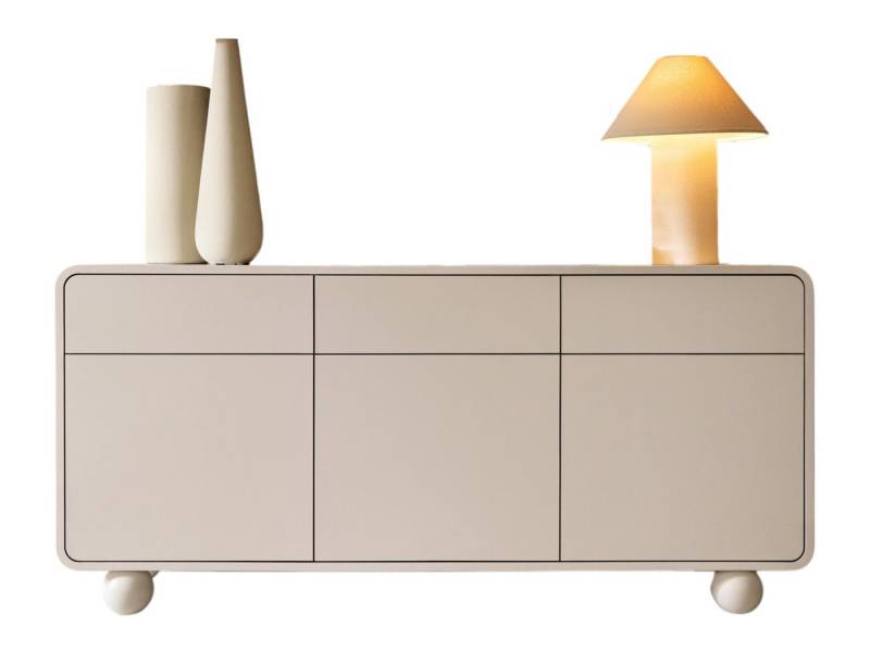 Compleo Kommode Sideboard elegant, auf runden Füßen, Japandi, Scandi ALDOS von Compleo