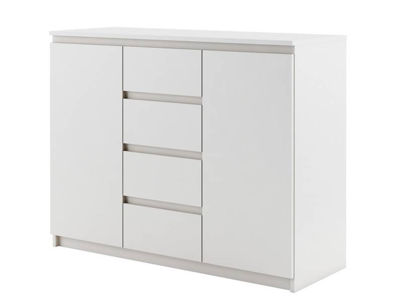 Compleo Kommode Sideboard mit 4 geräumige Schubladen und 2 Türen, VENTI 04 von Compleo