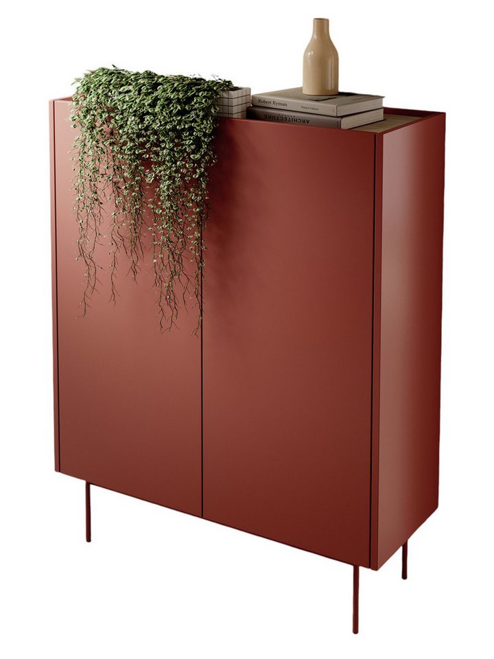 Compleo Kommode auf hohen Beinen ZOTI, Ohne Griffe, Modern design, zweitürig von Compleo