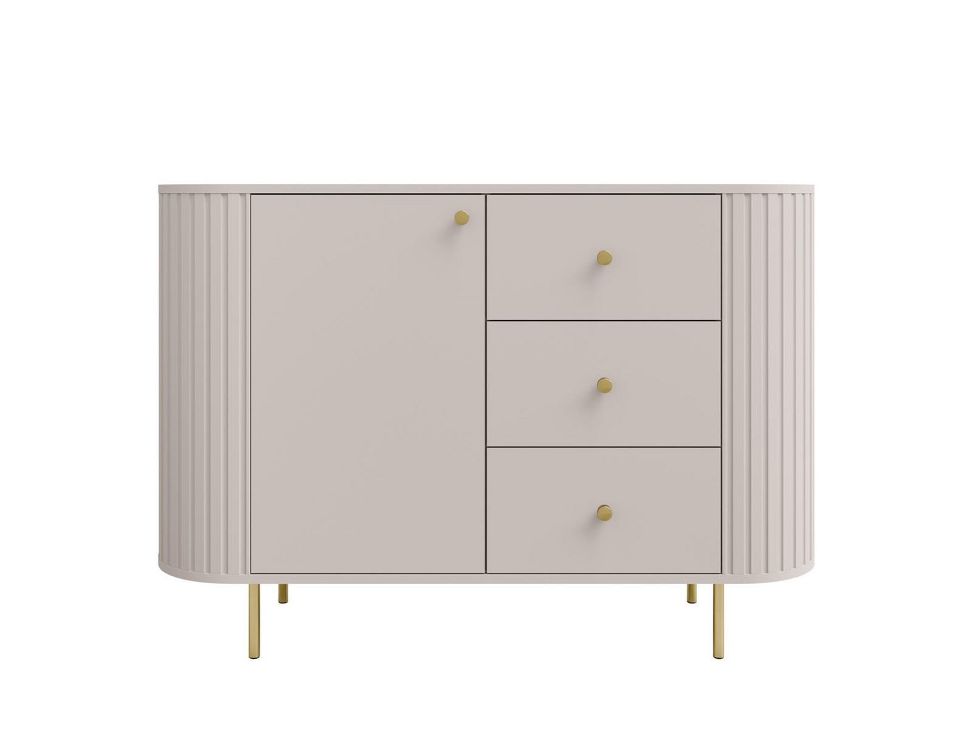 Compleo Kommode mit Schubladen, japandi eiche cremona, Perfekt für den Flur OVI Compleo Kommode mit Schubladen, japandi eiche cremona, Perfekt für den Flur OVI von Compleo