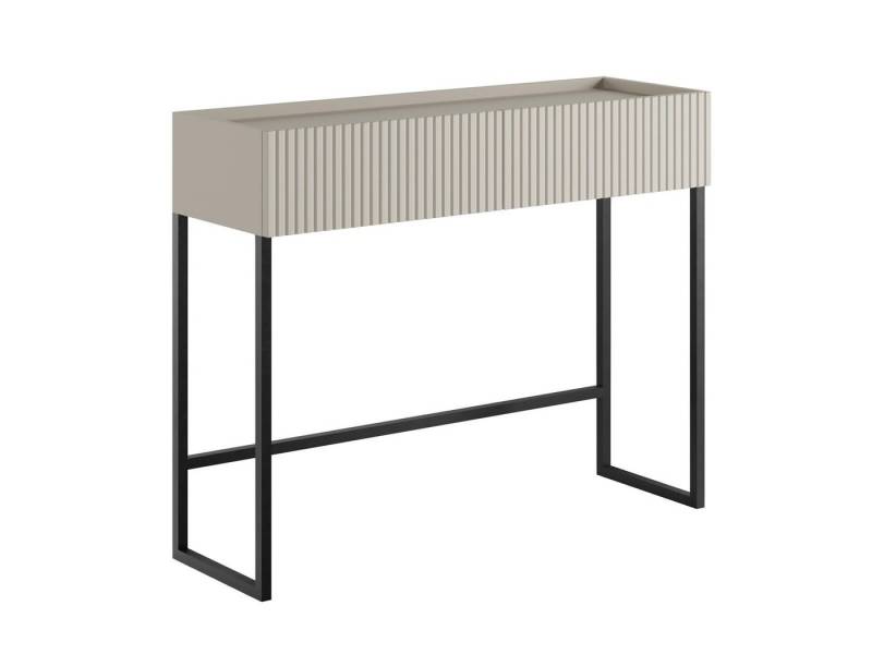 Compleo Konsolentisch mit 2 Schubladen, geriffelter front KELLY, Elegant design von Compleo