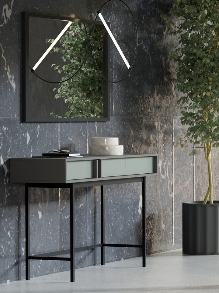 Compleo Konsolentisch mit 2 Schubladen MALTS, Elegant design, Schminktisch modern Compleo Konsolentisch mit 2 Schubladen MALTS, Elegant design, Schminktisch modern von Compleo