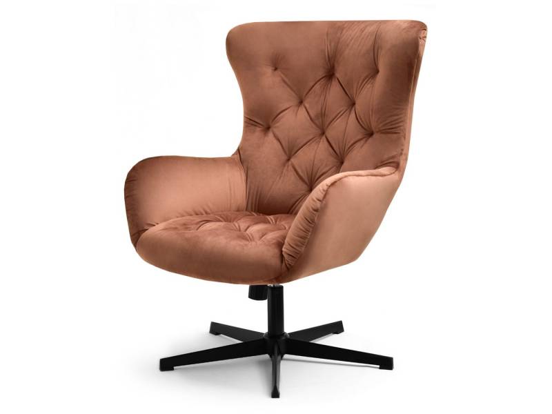 Compleo Loungesessel Drehstuhl mit Wippfunktion, samtig und bequem ARONS von Compleo