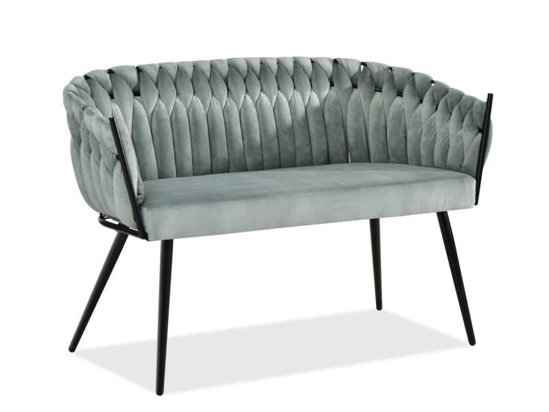 Compleo Polsterbank 2-Sitzer, Geflecht, velvet, ROSE perfekt für den Flur Compleo Polsterbank 2-Sitzer, Geflecht, velvet, ROSE perfekt für den Flur von Compleo