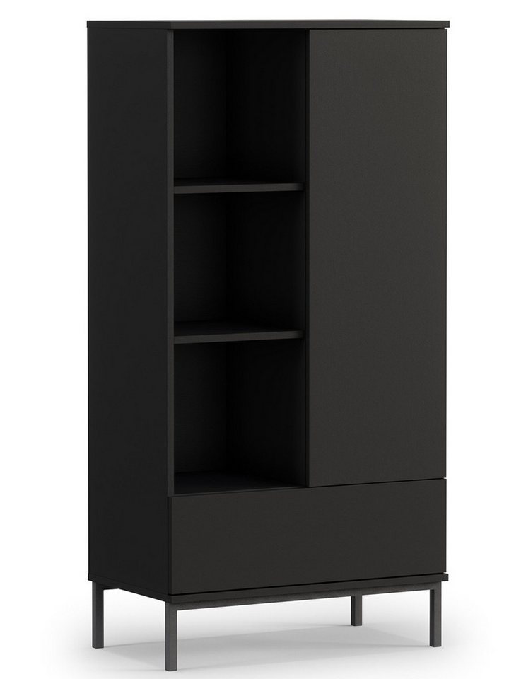 Compleo Regal mit Schublade MENS, Elegant Wohnzimmerregal, Breite: 70 cm von Compleo