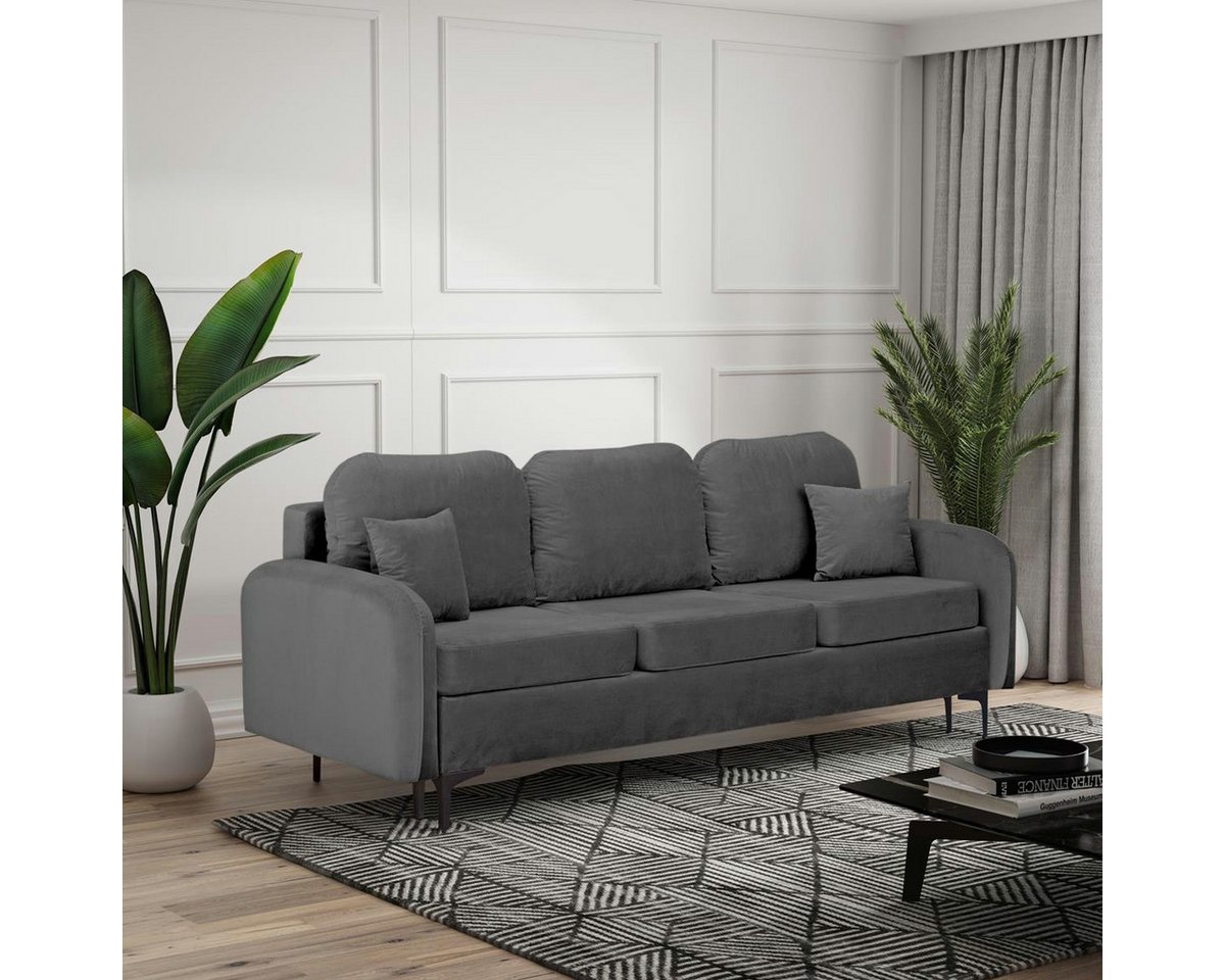 Compleo Schlafsofa 228 cm breit BELLA, Klassisch design, Metallfüße Compleo Schlafsofa 228 cm breit BELLA, Klassisch design, Metallfüße von Compleo