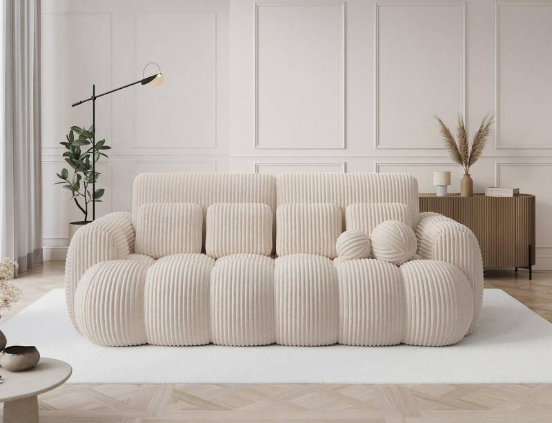 Compleo Schlafsofa bubble, Designer Sofa, Schlaffunktion, BreIte: 256 cm von Compleo